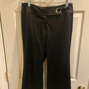 Satin cropped pants